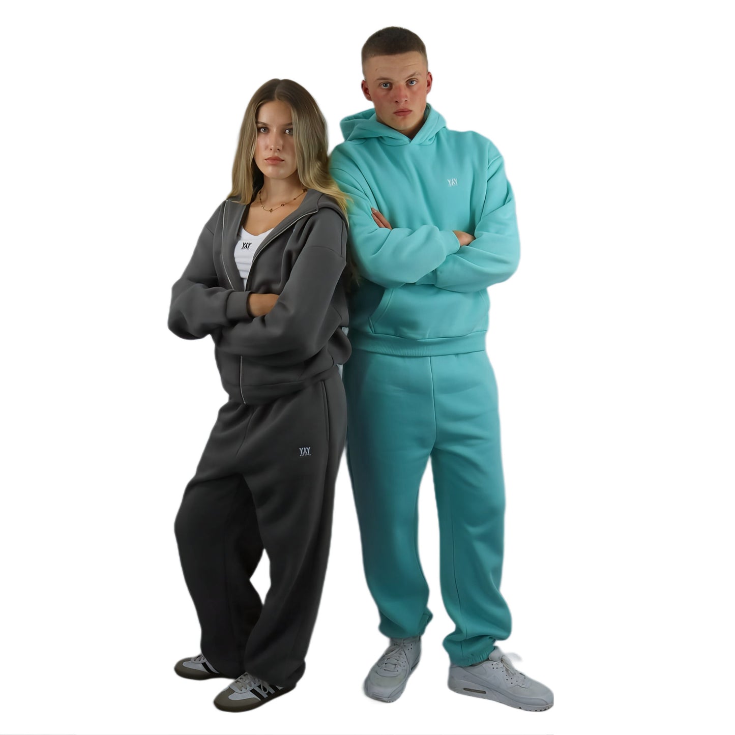 CUFF JOGGER WATER BLUE
