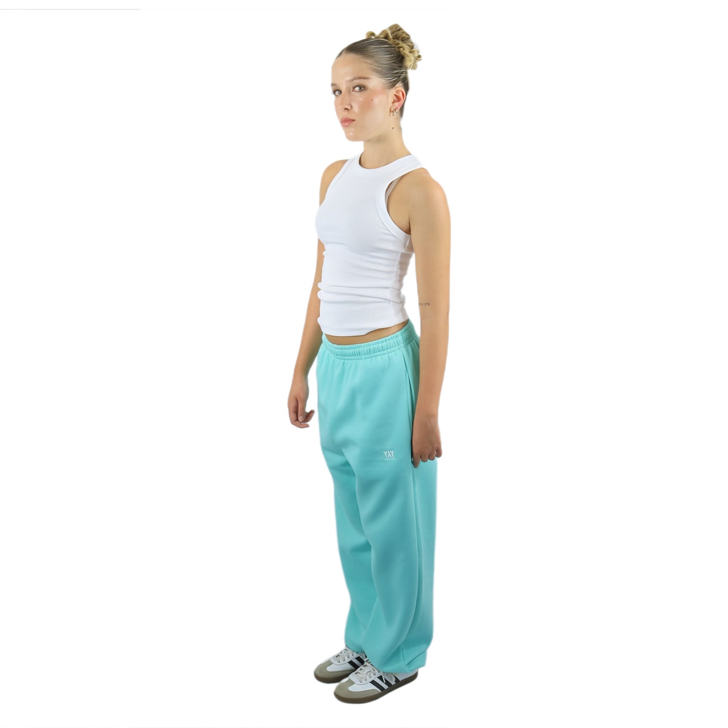 CUFF JOGGER WATER BLUE
