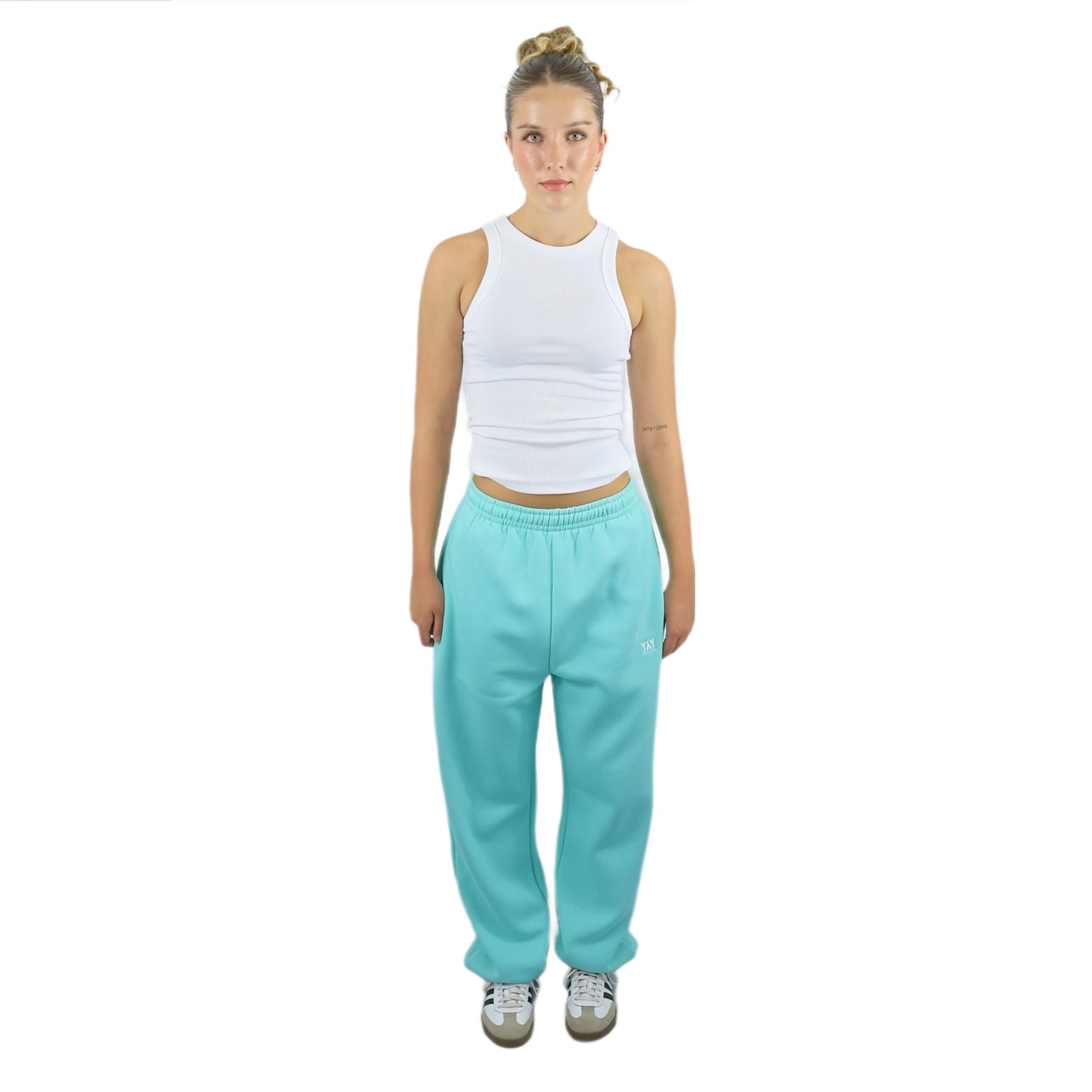 CUFF JOGGER WATER BLUE