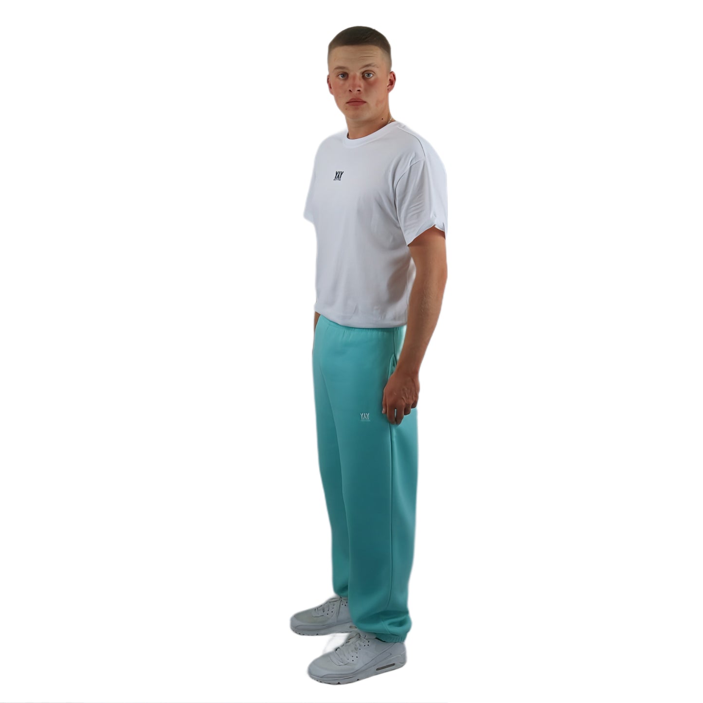 CUFF JOGGER WATER BLUE