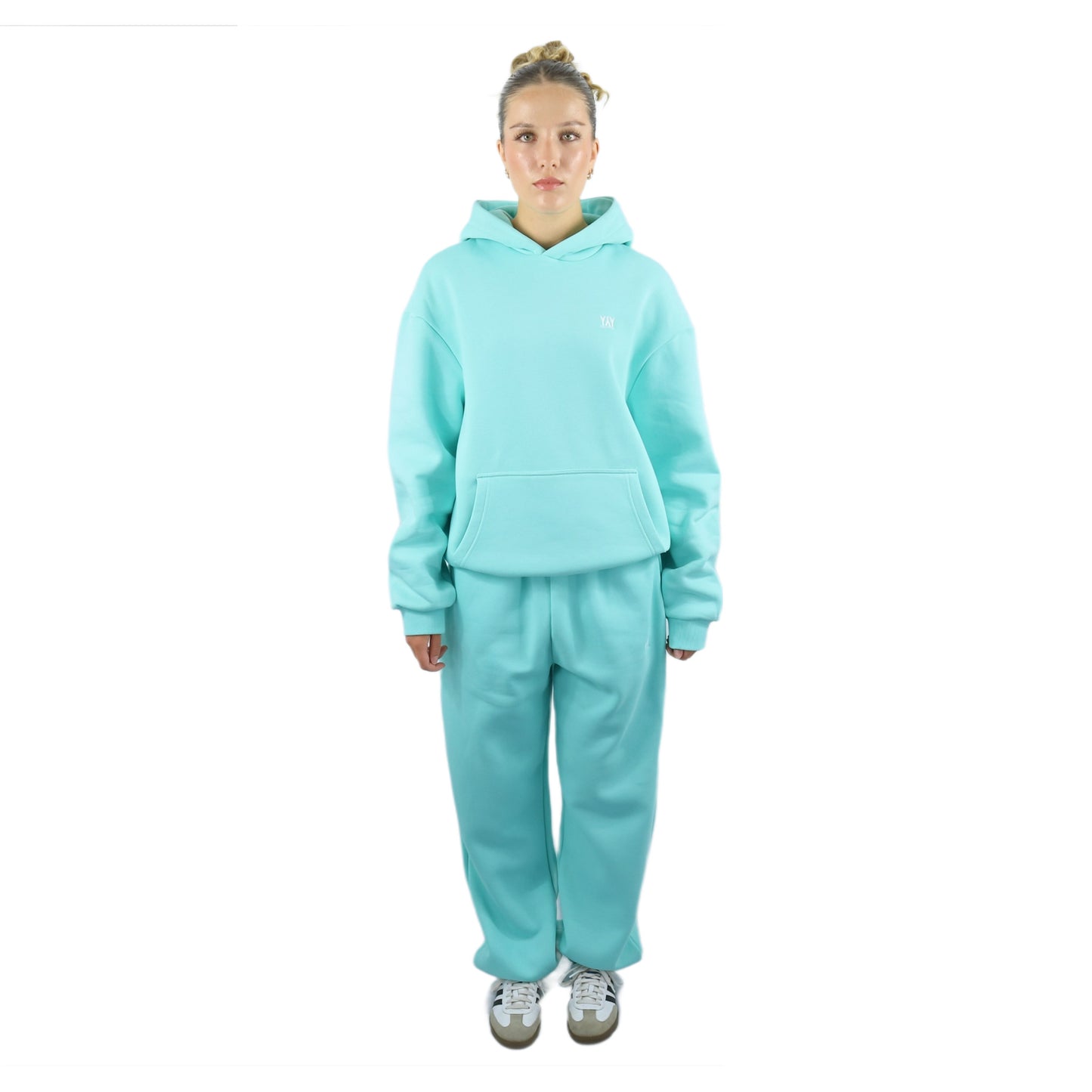 CUFF JOGGER WATER BLUE