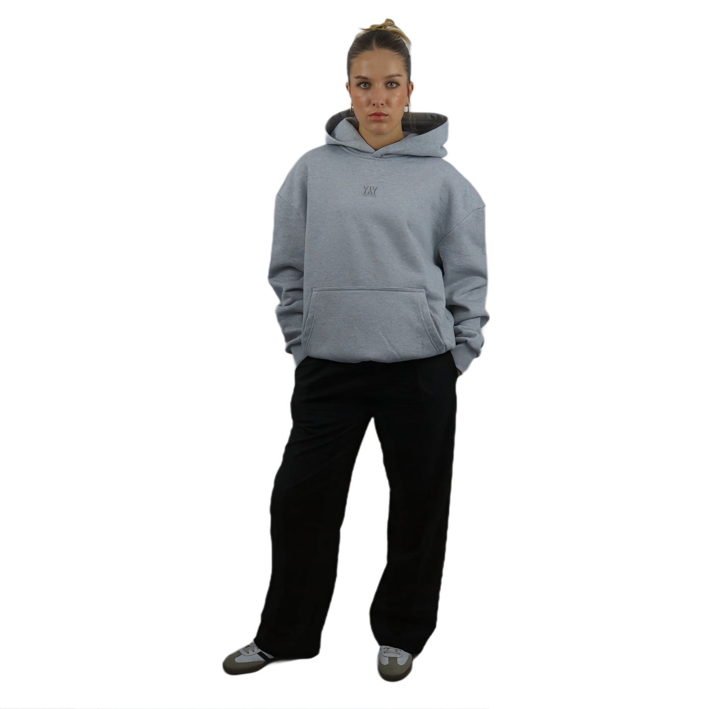 HOODIE X-TRA HEAVY HEATHER GREY