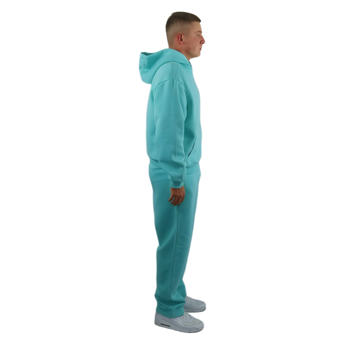 OPEN LEG JOGGER WATER BLUE