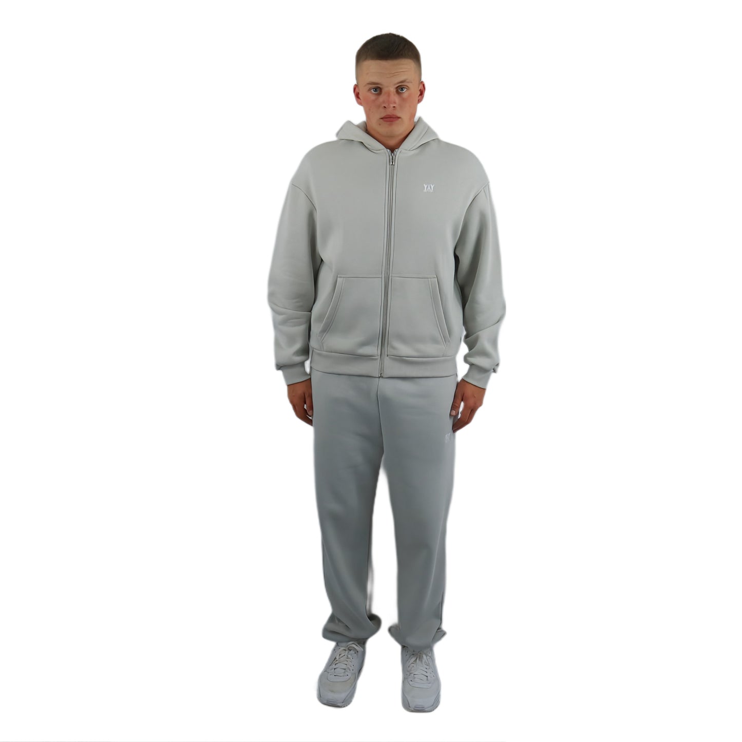 ZIP- HOODIE LIGHT GREY