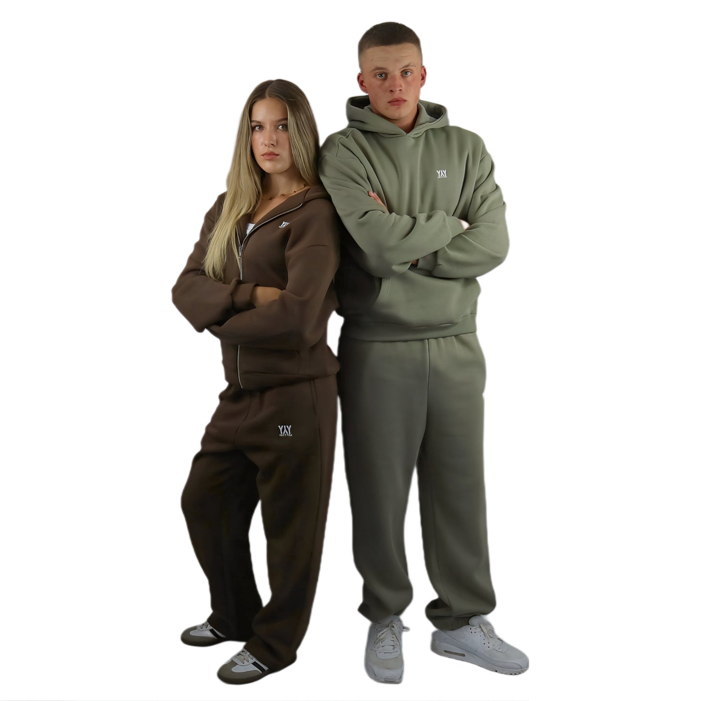 ZIP- HOODIE CHOCOLATE BROWN