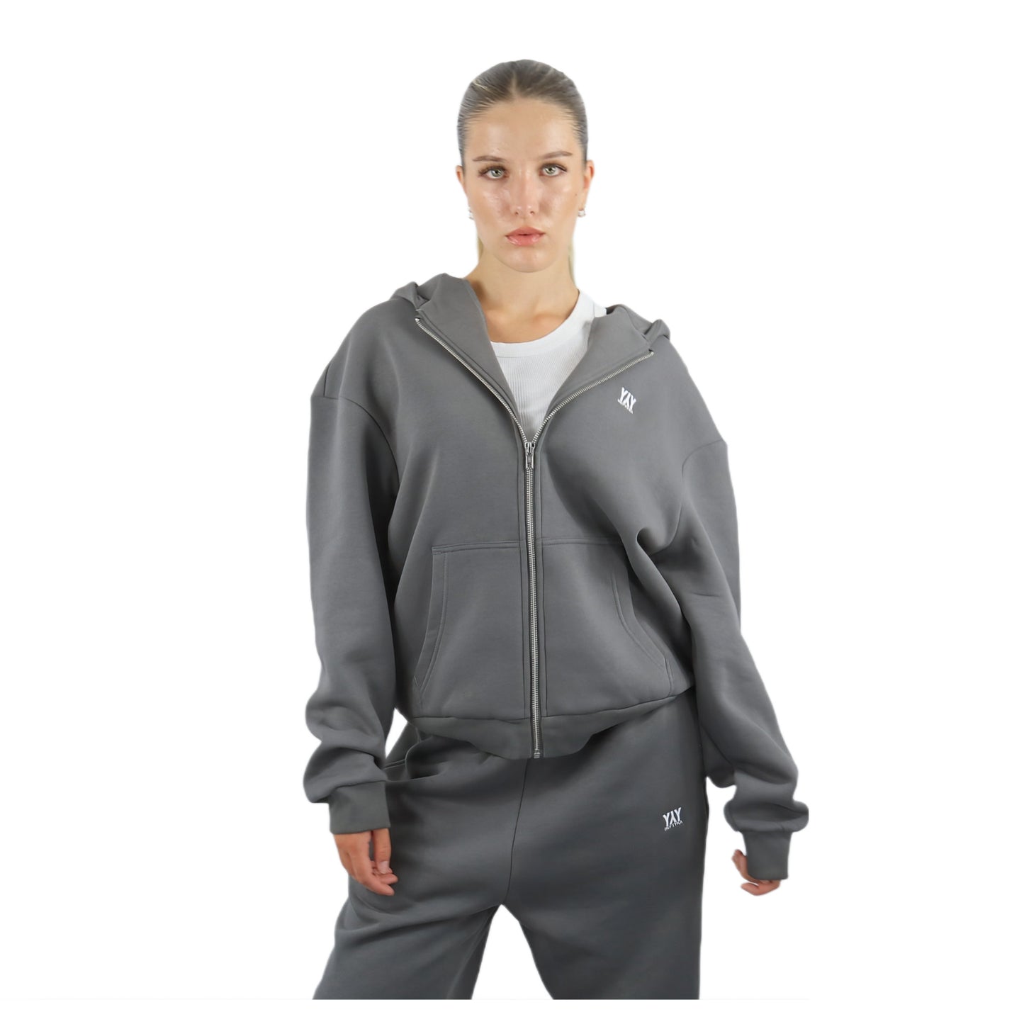 ZIP- HOODIE ANTHRACITE