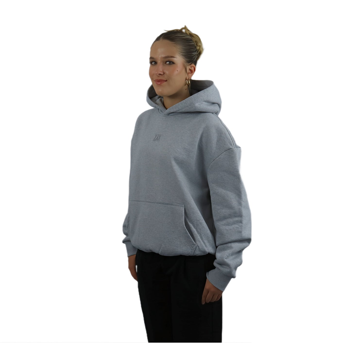 HOODIE X-TRA HEAVY HEATHER GREY