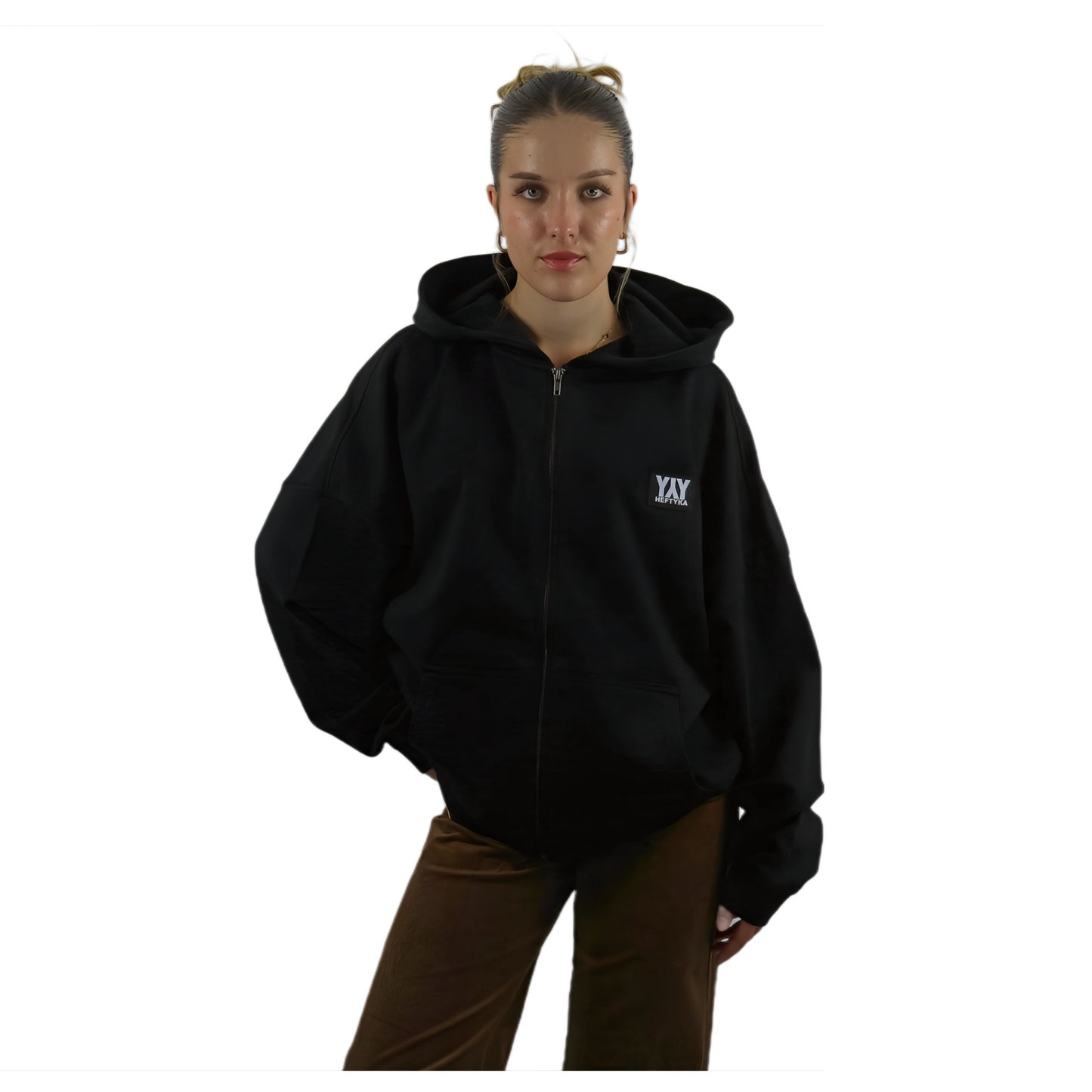 ZIP HOODIE HEAVY BLACK