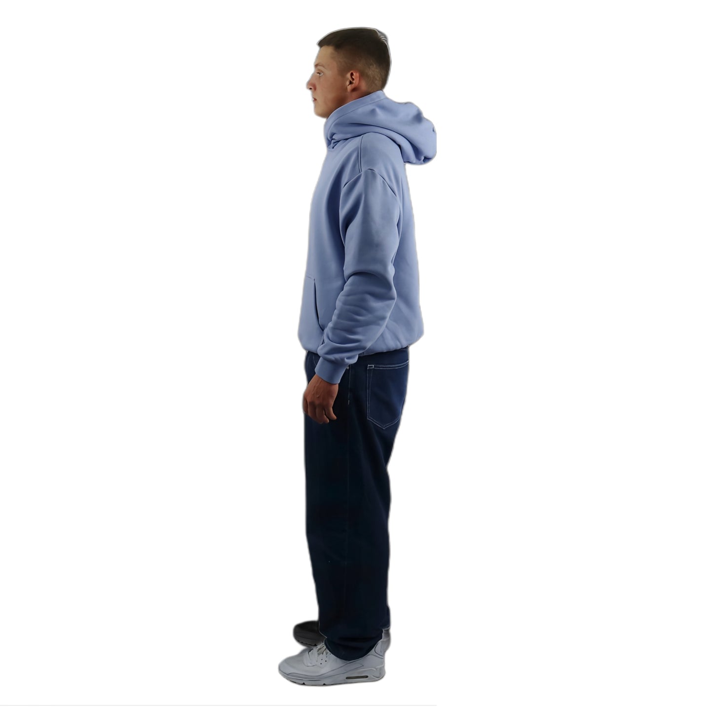 HOODIE X-TRA HEAVY SOFT VIO BLUE