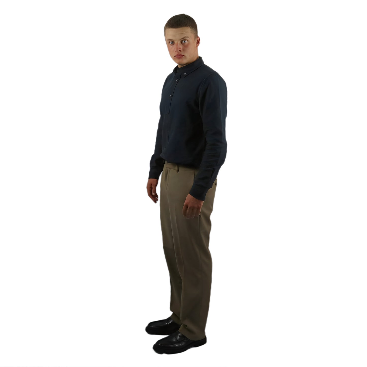 OXFORD SHIRT BLACK WASHED