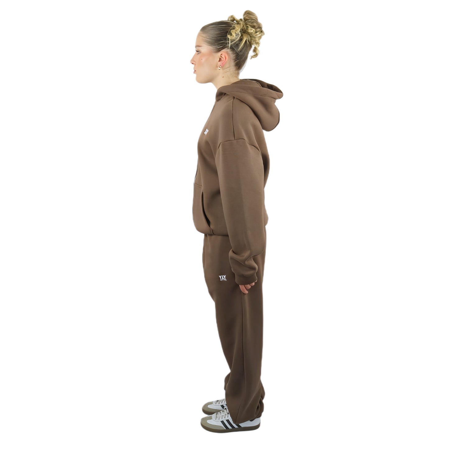 ZIP- HOODIE CHOCOLATE BROWN