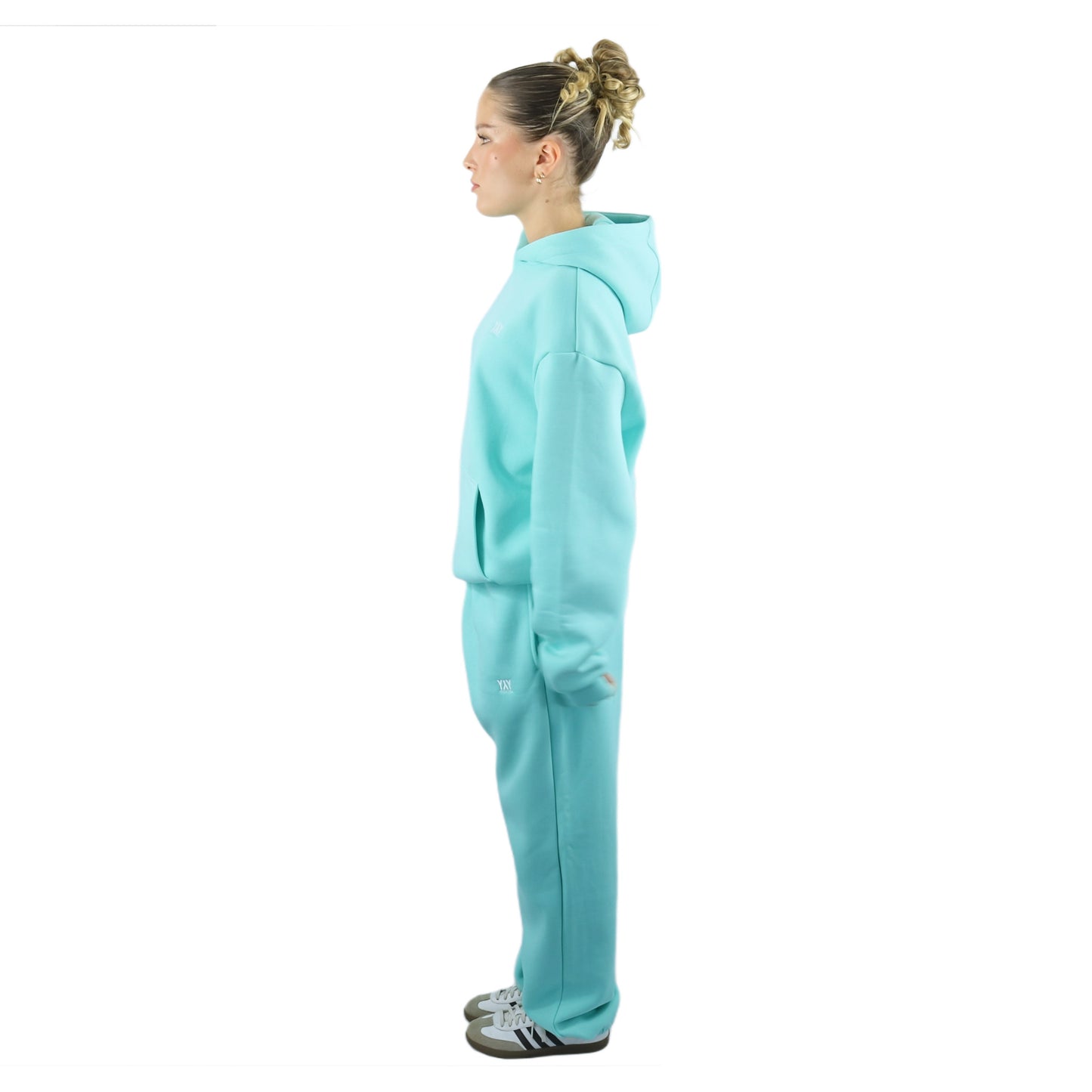 CUFF JOGGER WATER BLUE