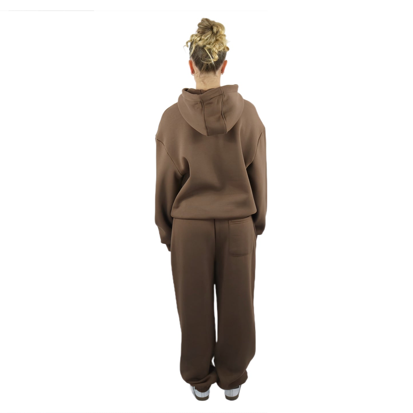 ZIP- HOODIE CHOCOLATE BROWN