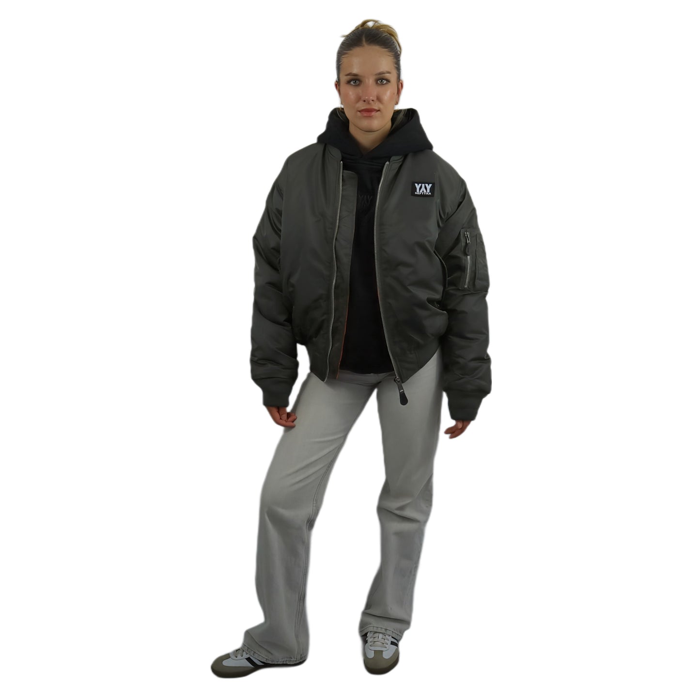 BOMBER JACKET ANTHRACITE