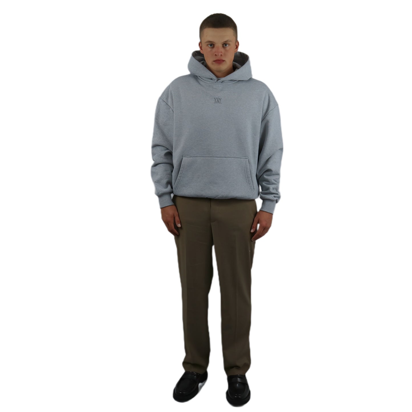 HOODIE X-TRA HEAVY HEATHER GREY