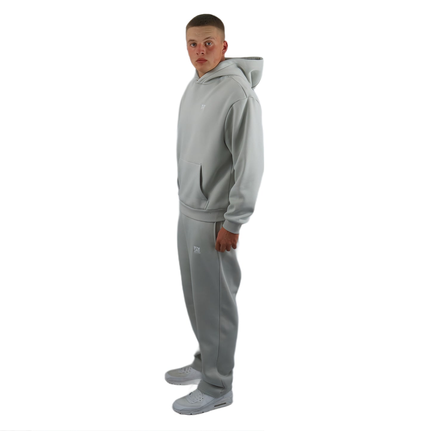 OPEN LEG JOGGER LIGHT GREY