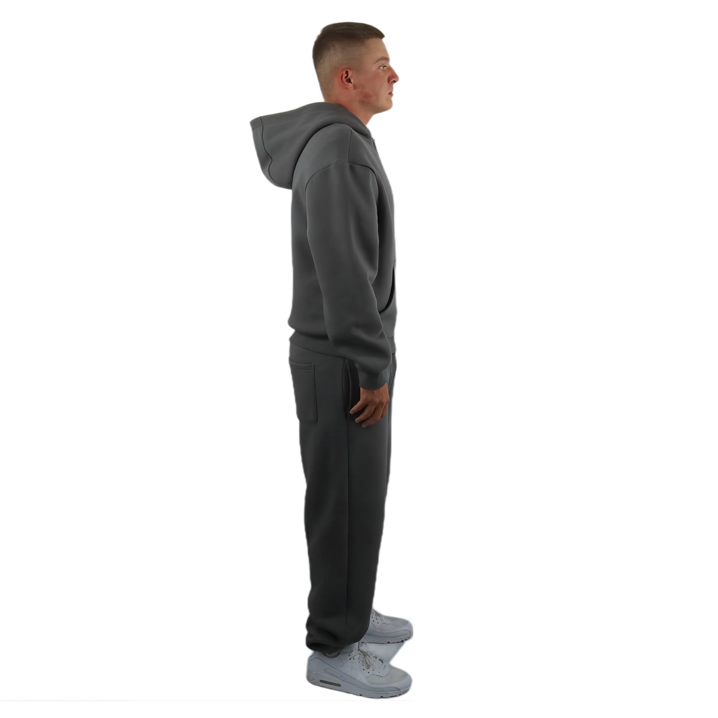 ZIP- HOODIE ANTHRACITE