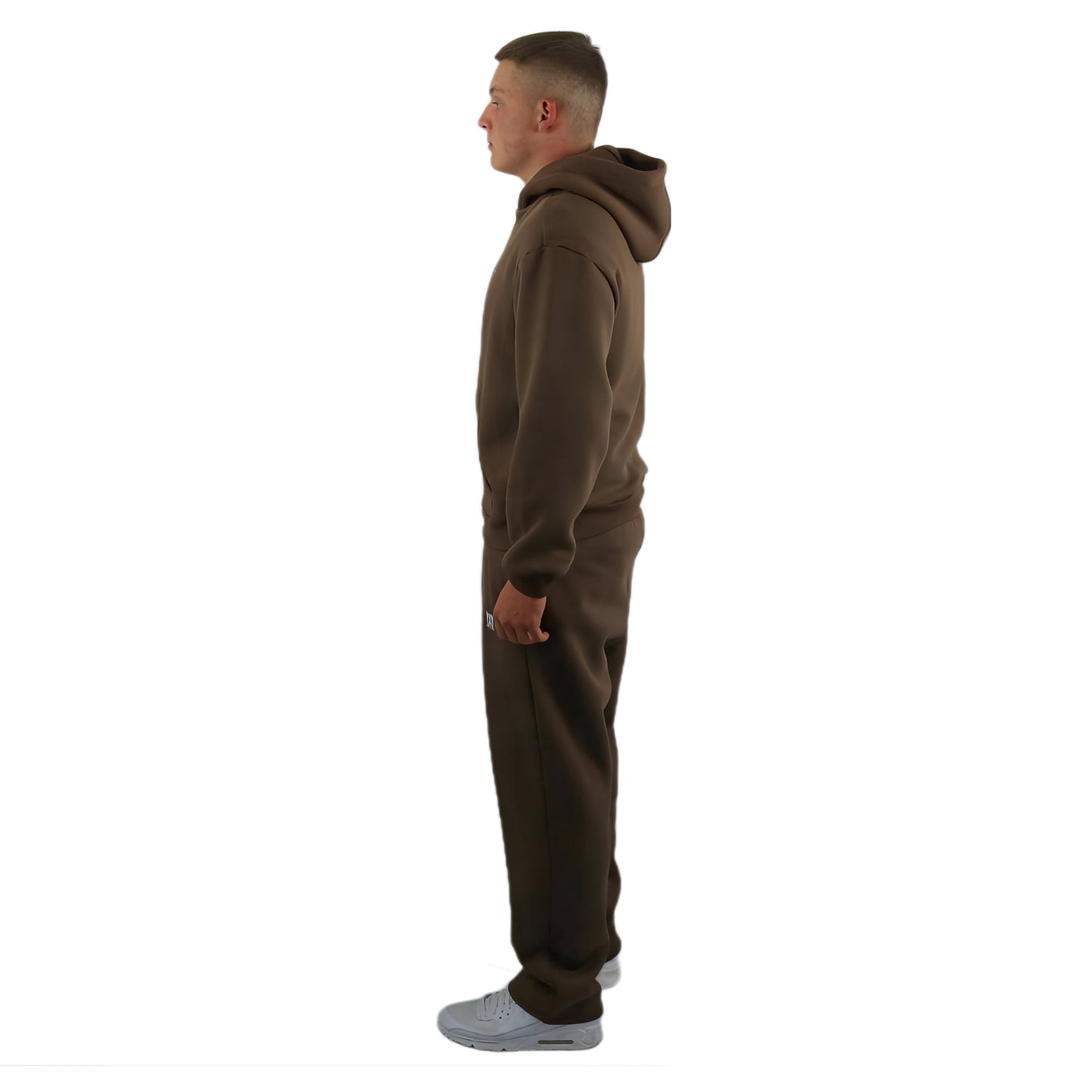 ZIP- HOODIE CHOCOLATE BROWN