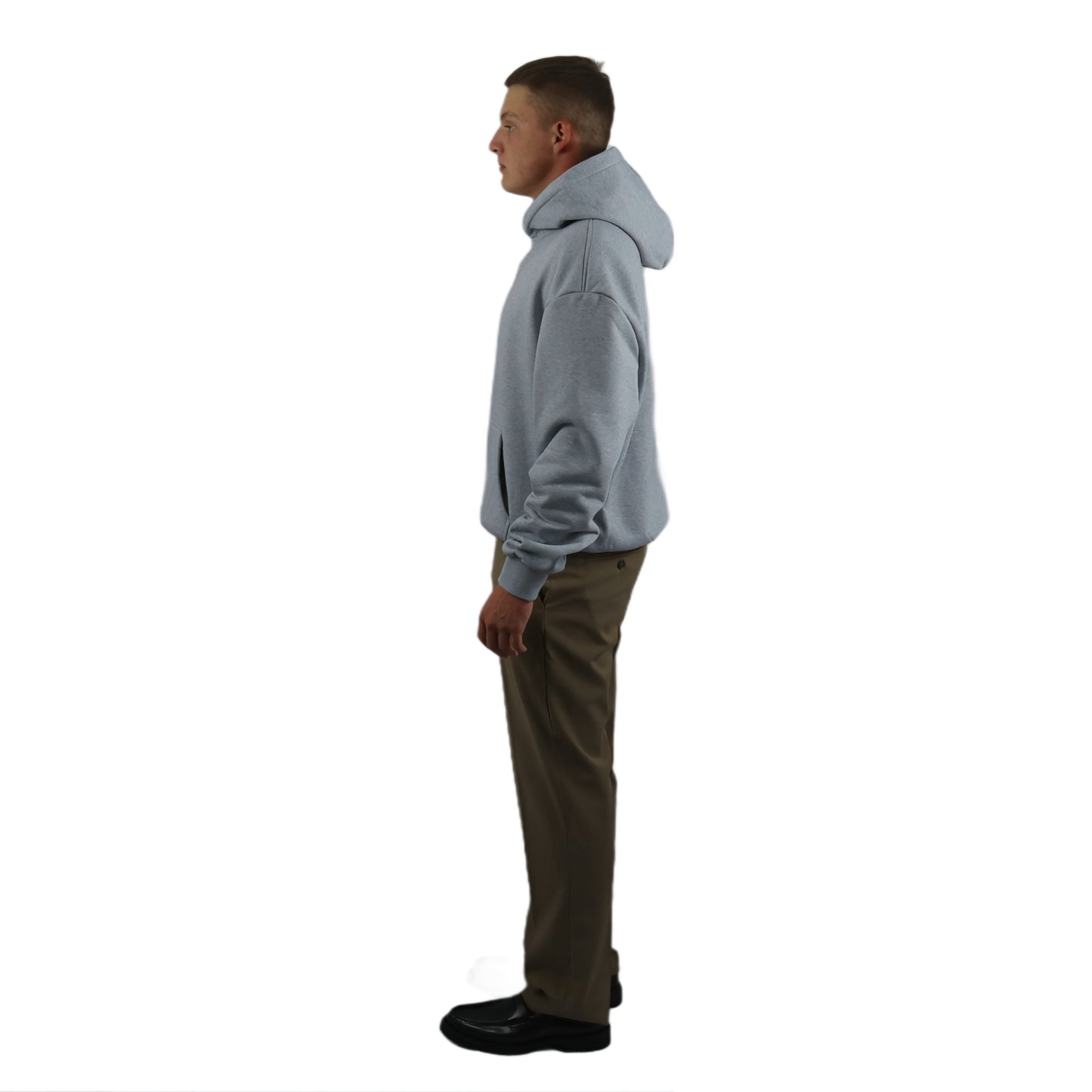 HOODIE X-TRA HEAVY HEATHER GREY