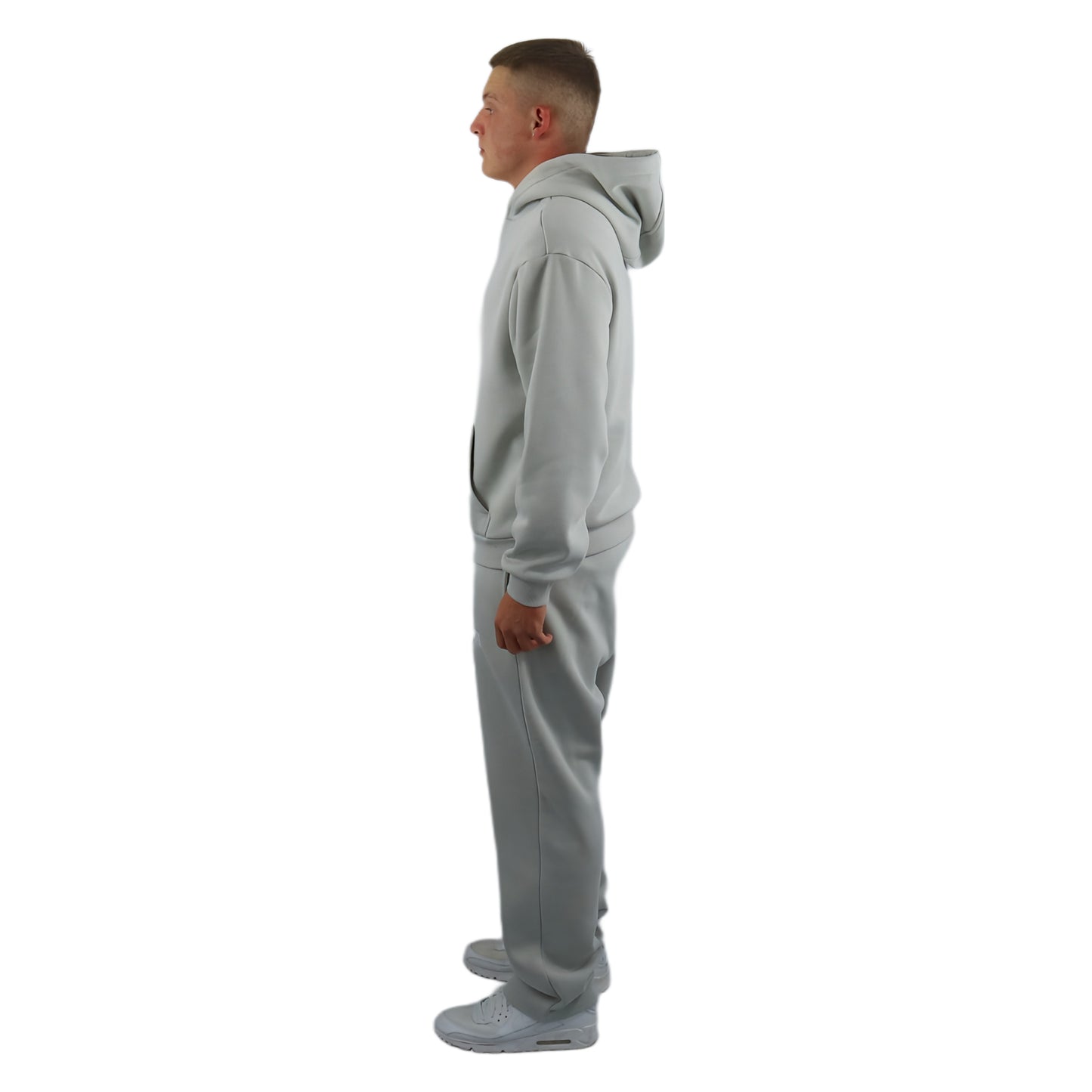 OPEN LEG JOGGER LIGHT GREY