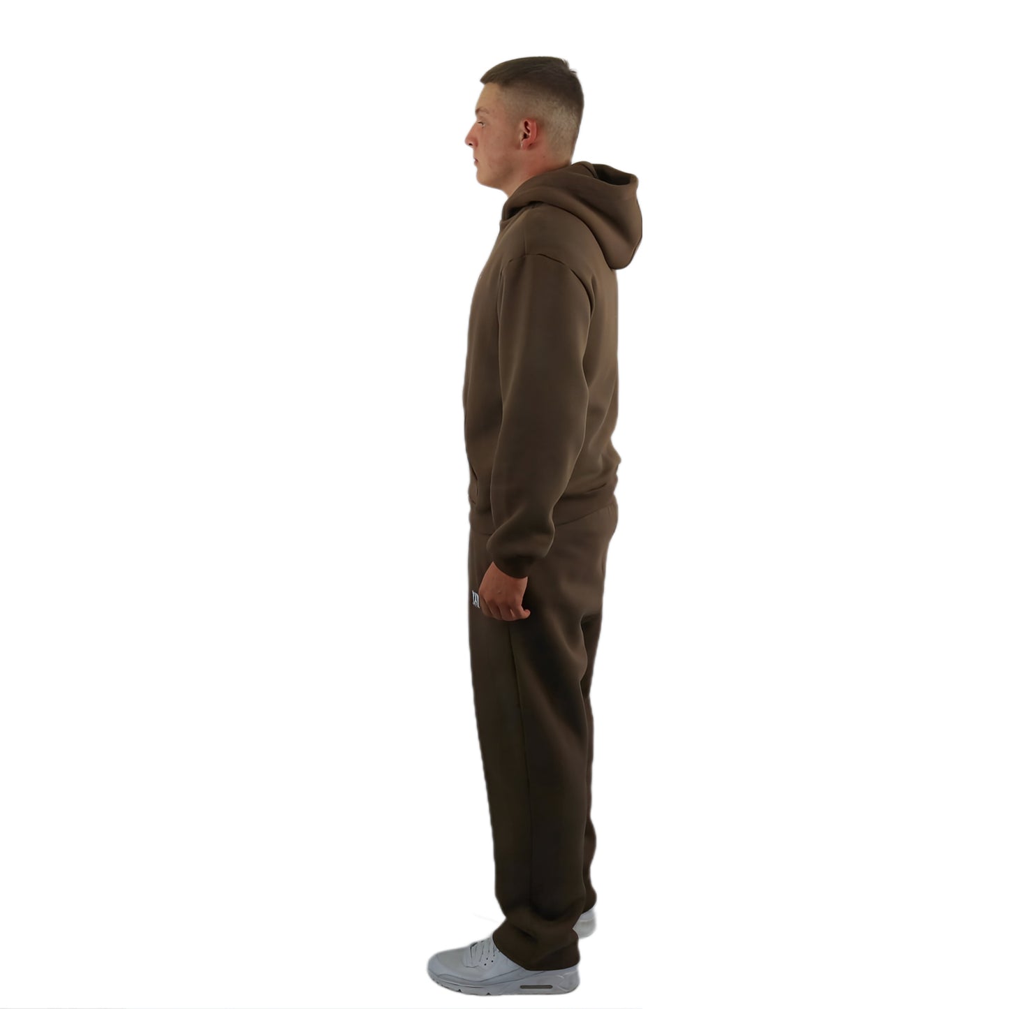OPEN LEG JOGGER CHOCOLATE BROWN