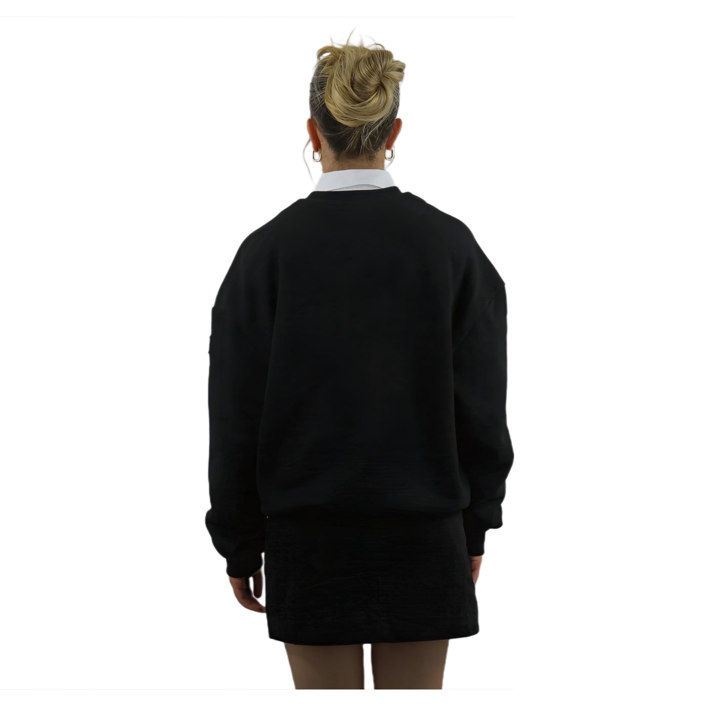 CREW NECK HEAVY BLACK