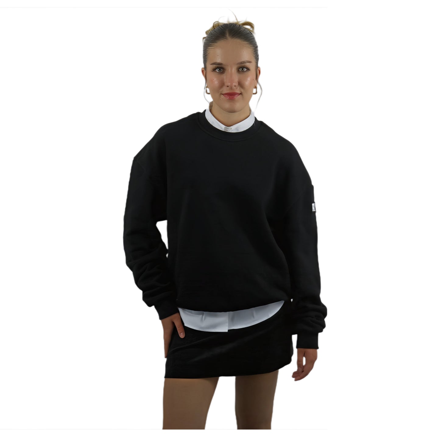 CREW NECK HEAVY BLACK
