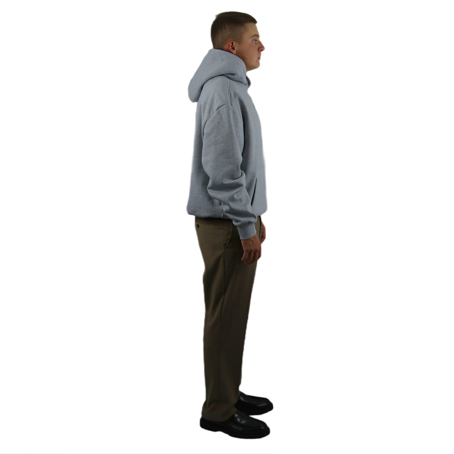 HOODIE X-TRA HEAVY HEATHER GREY