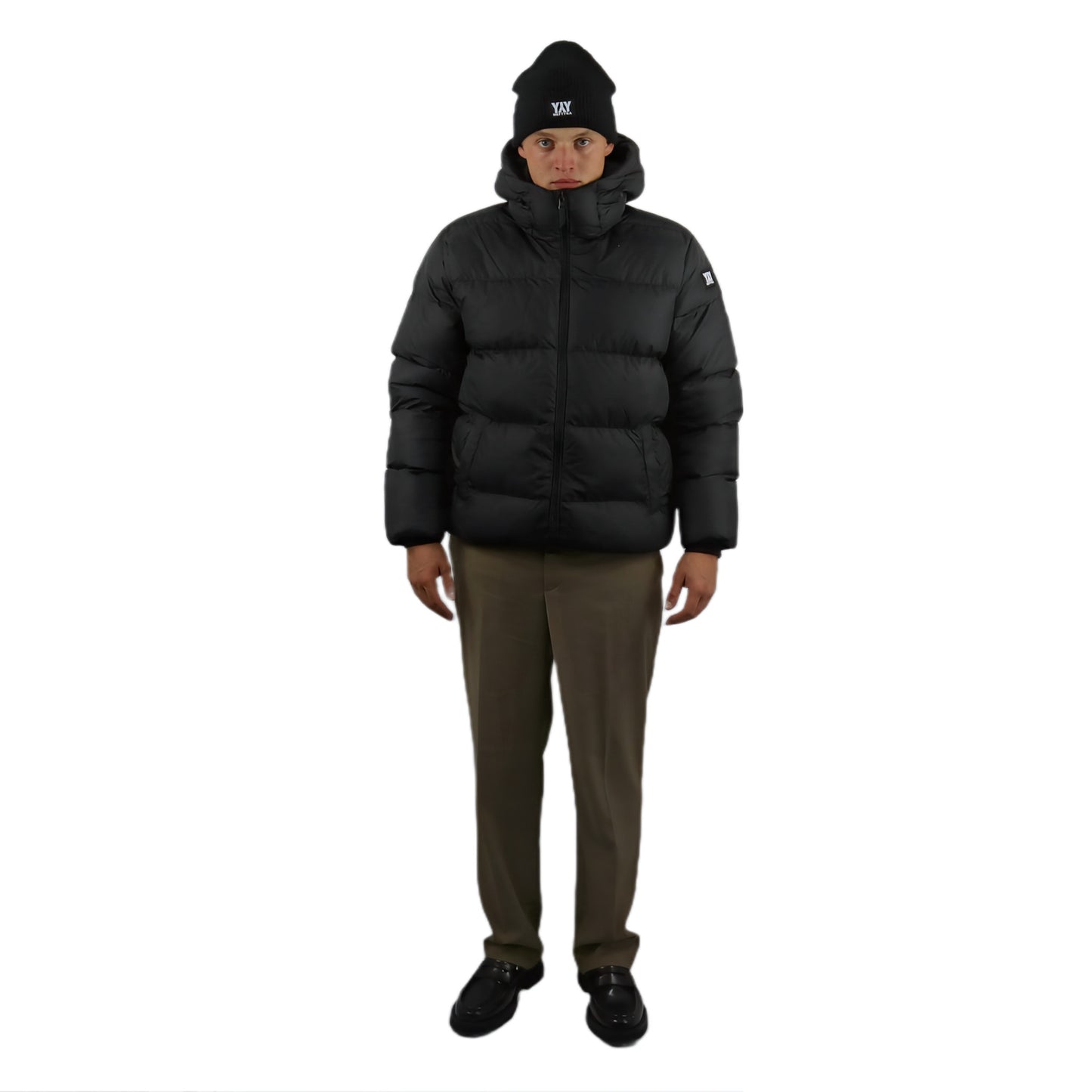 PUFFER OVERSIZE JACKET BLACK