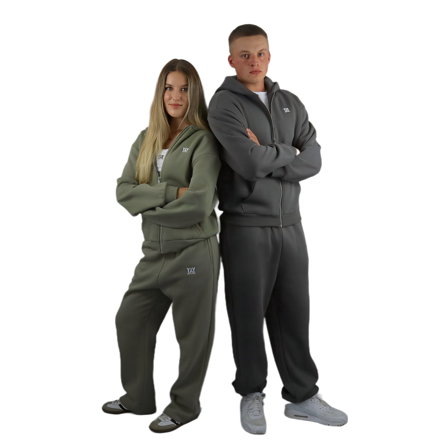 ZIP- HOODIE SOFT OLIVE