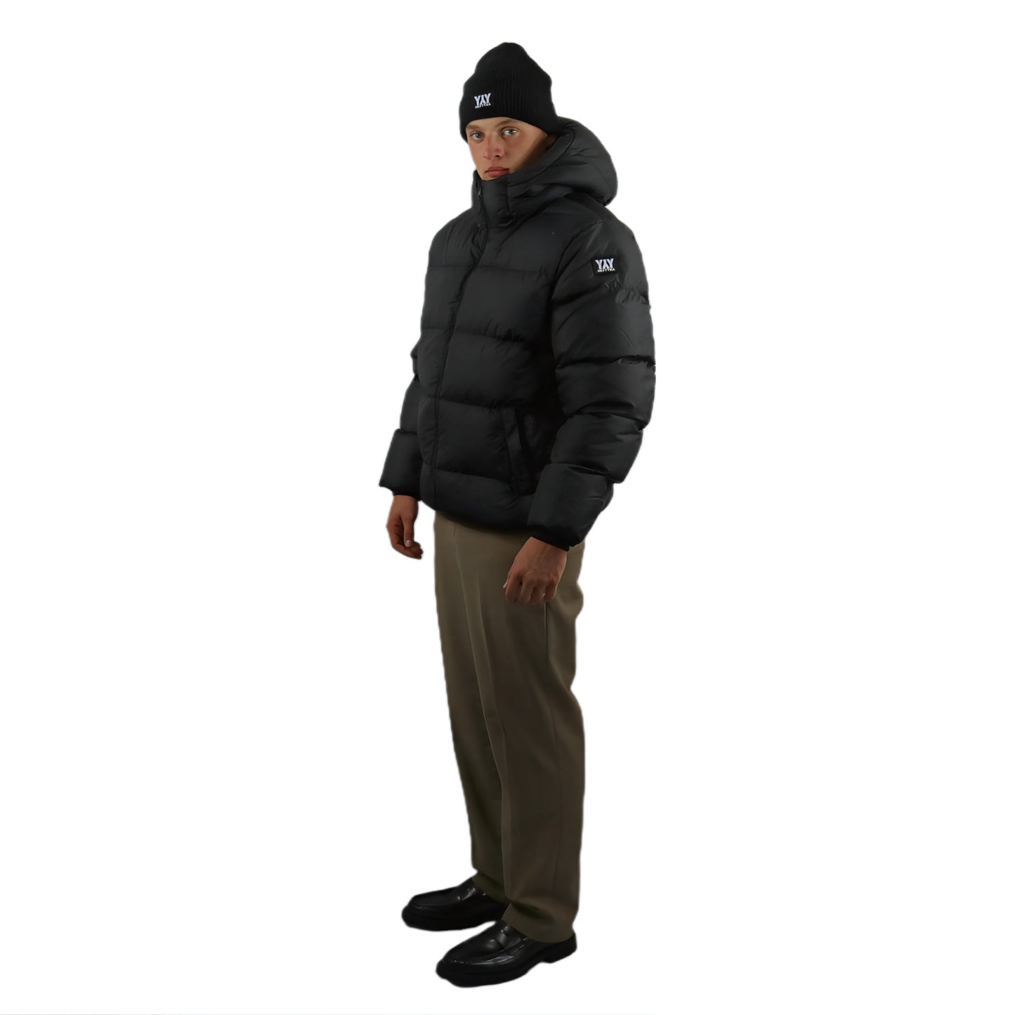 PUFFER OVERSIZE JACKET BLACK