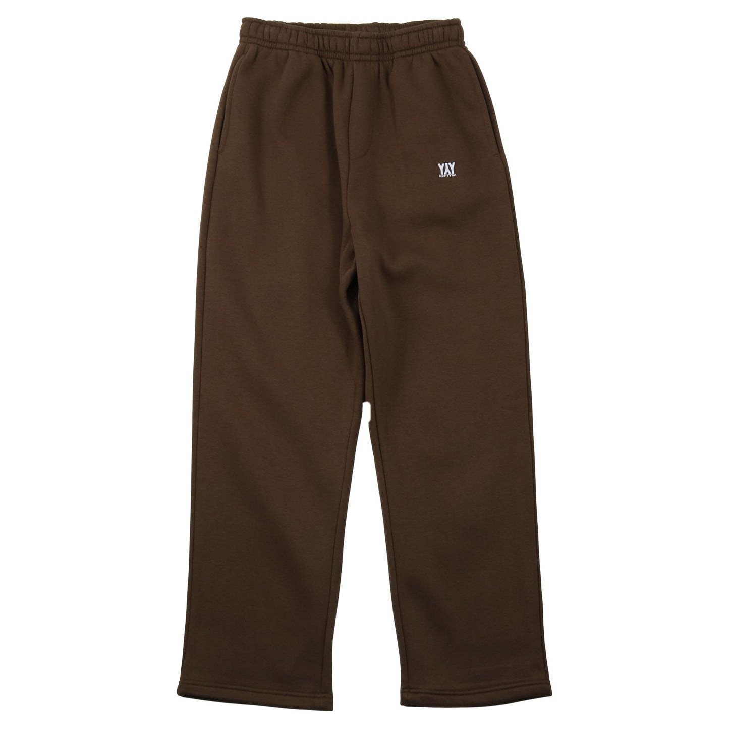 OPEN LEG JOGGER CHOCOLATE BROWN
