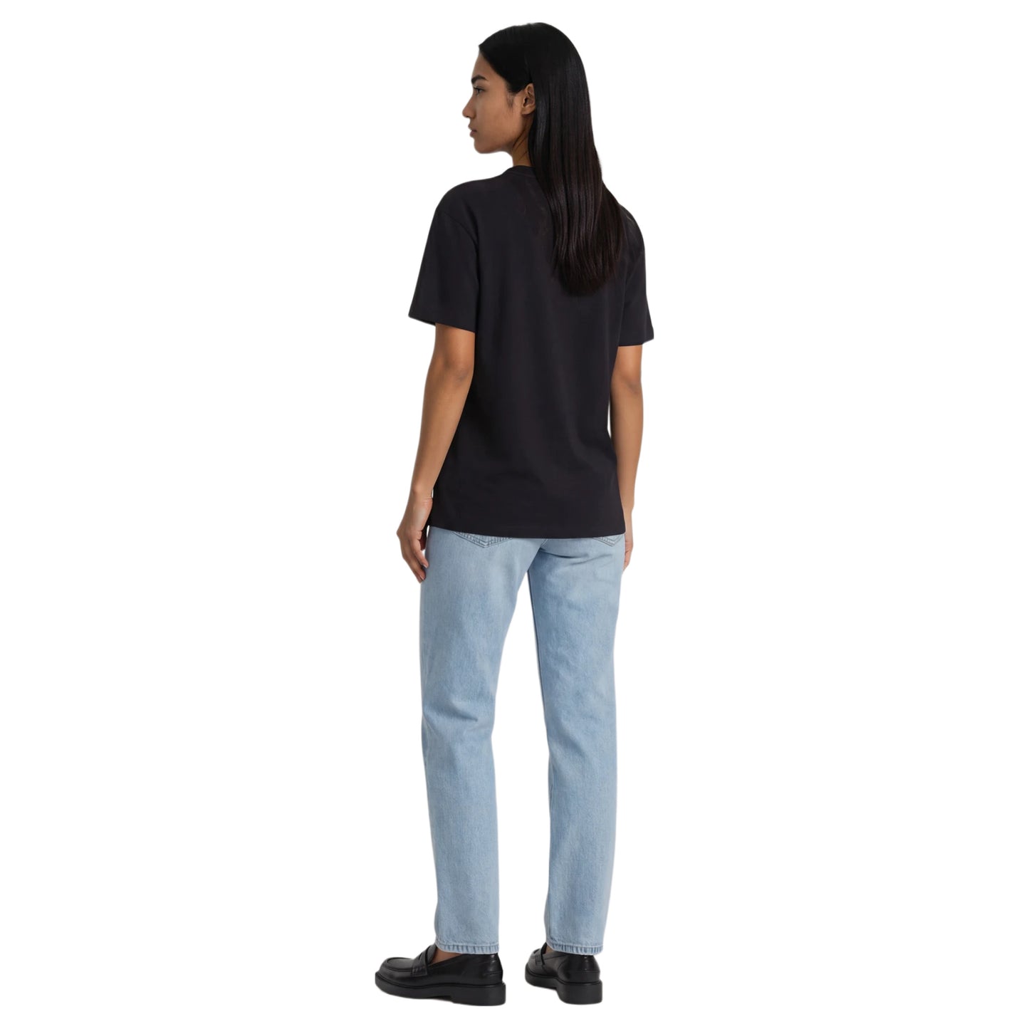 COTTON RELAXED FIT TEE BLACK