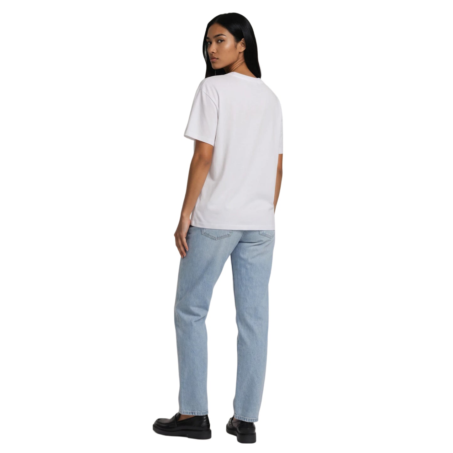 COTTON RELAXED FIT TEE WHITE