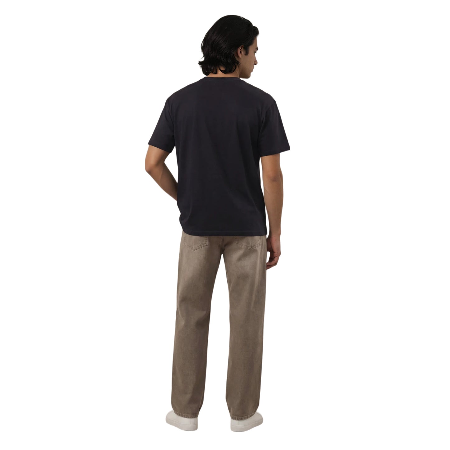 COTTON RELAXED FIT TEE BLACK