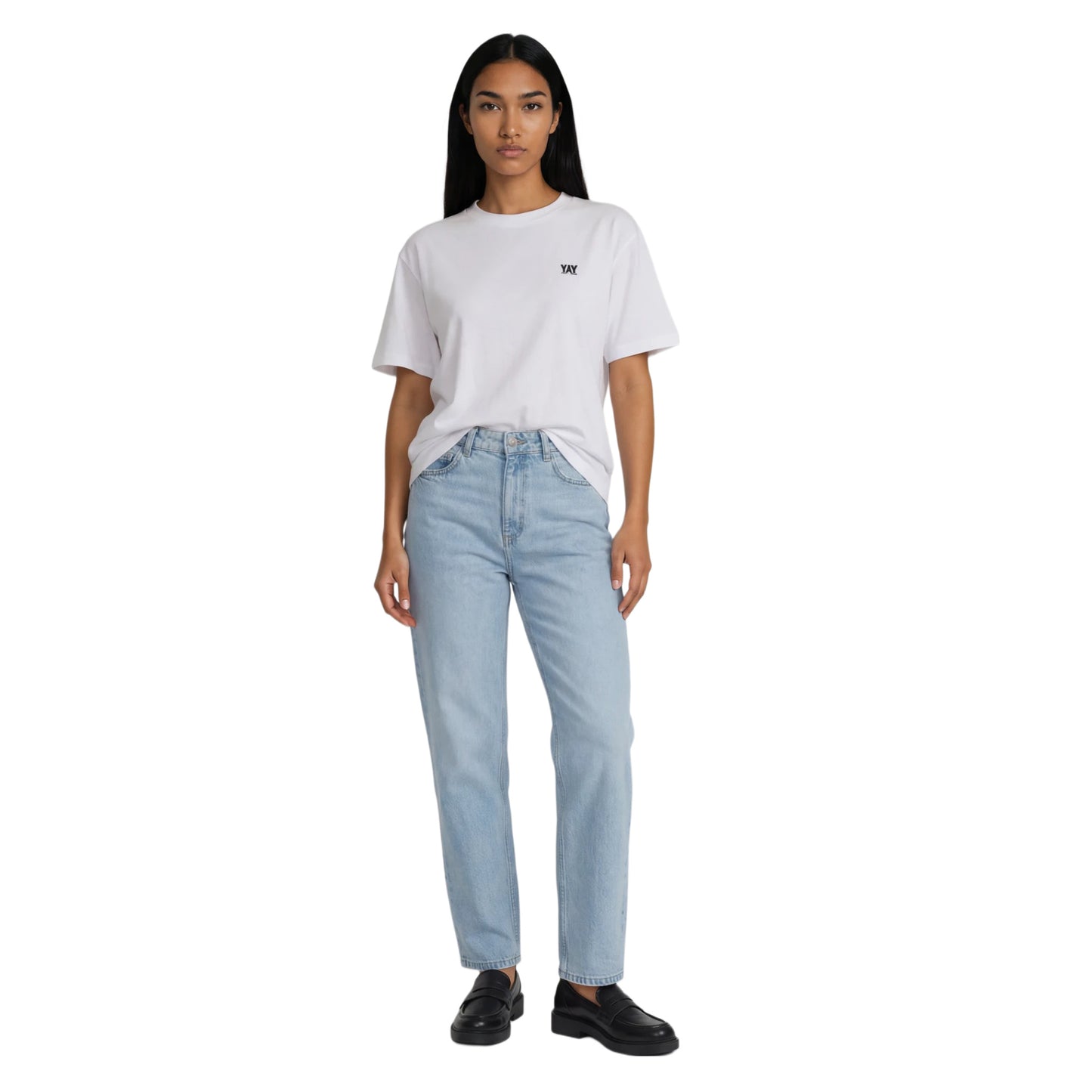 COTTON RELAXED FIT TEE WHITE