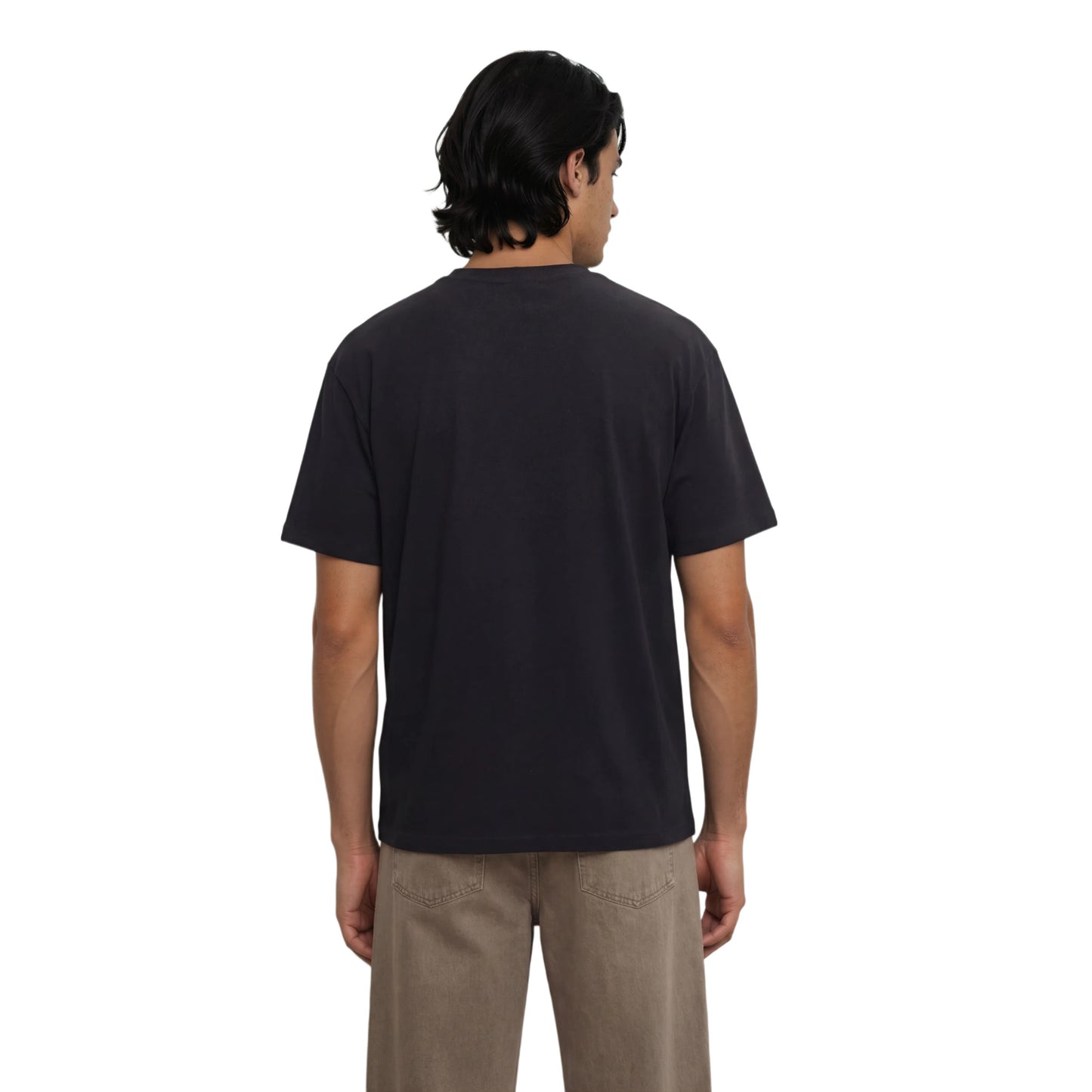 COTTON RELAXED FIT TEE BLACK