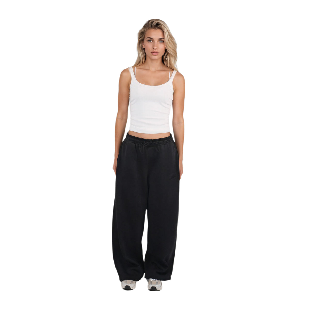WIDE LEG JOGGER BLACK