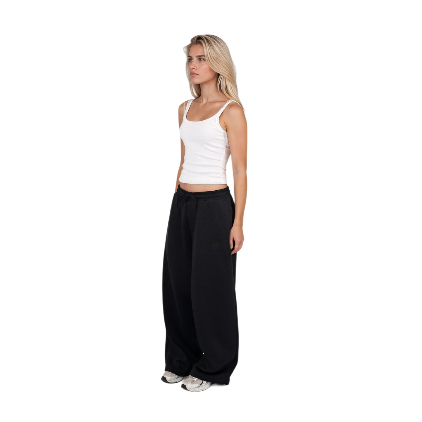 WIDE LEG JOGGER BLACK