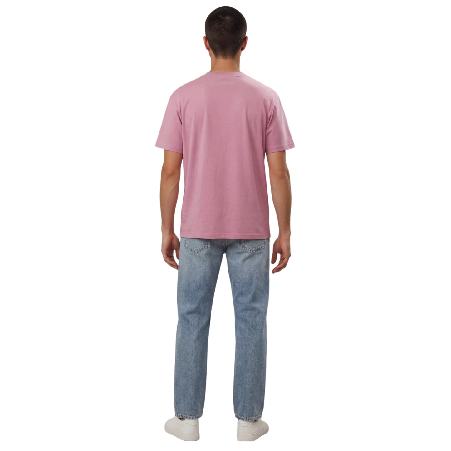 COTTON RELAXED FIT TEE SOFT ROSE