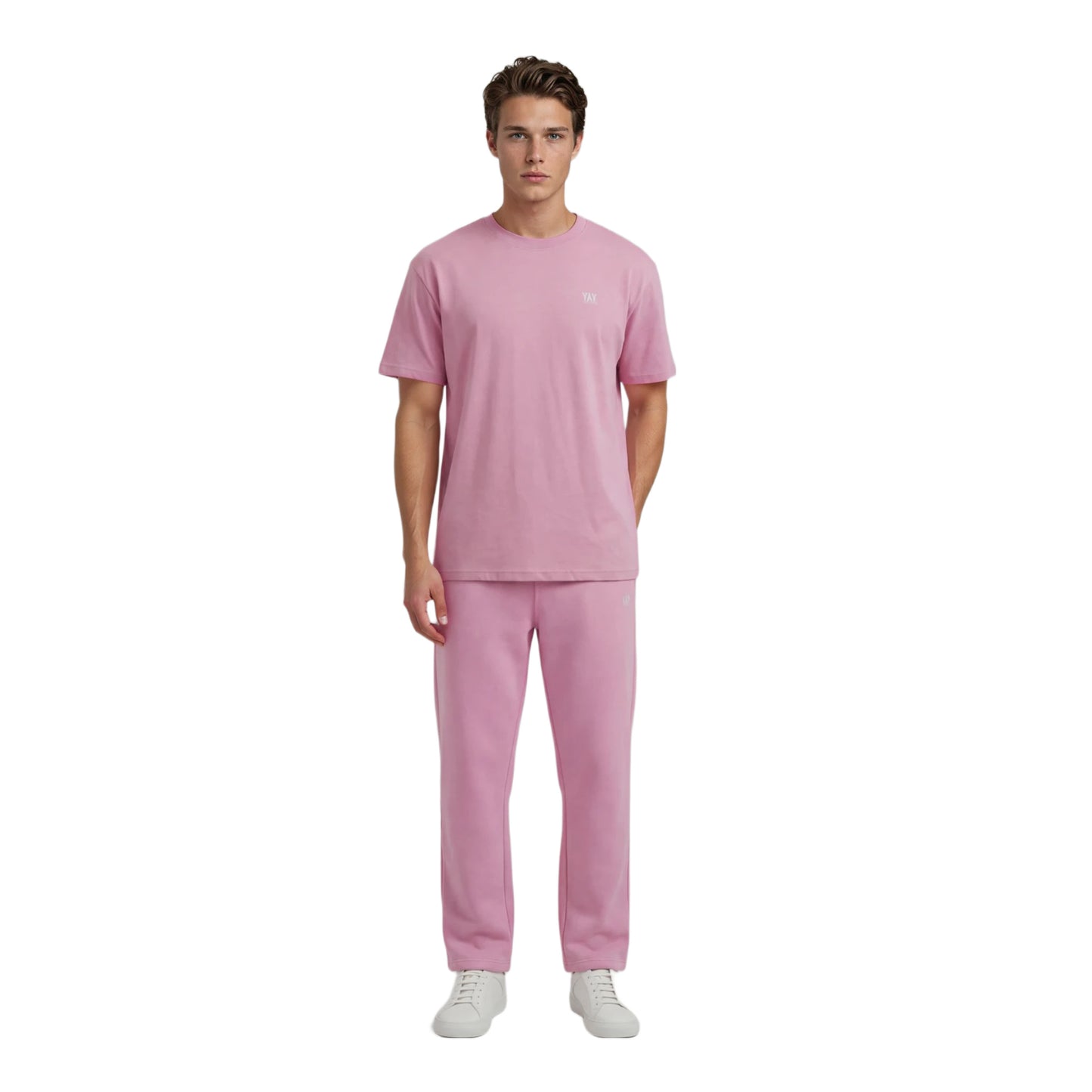 OPEN LEG JOGGER SOFT ROSE