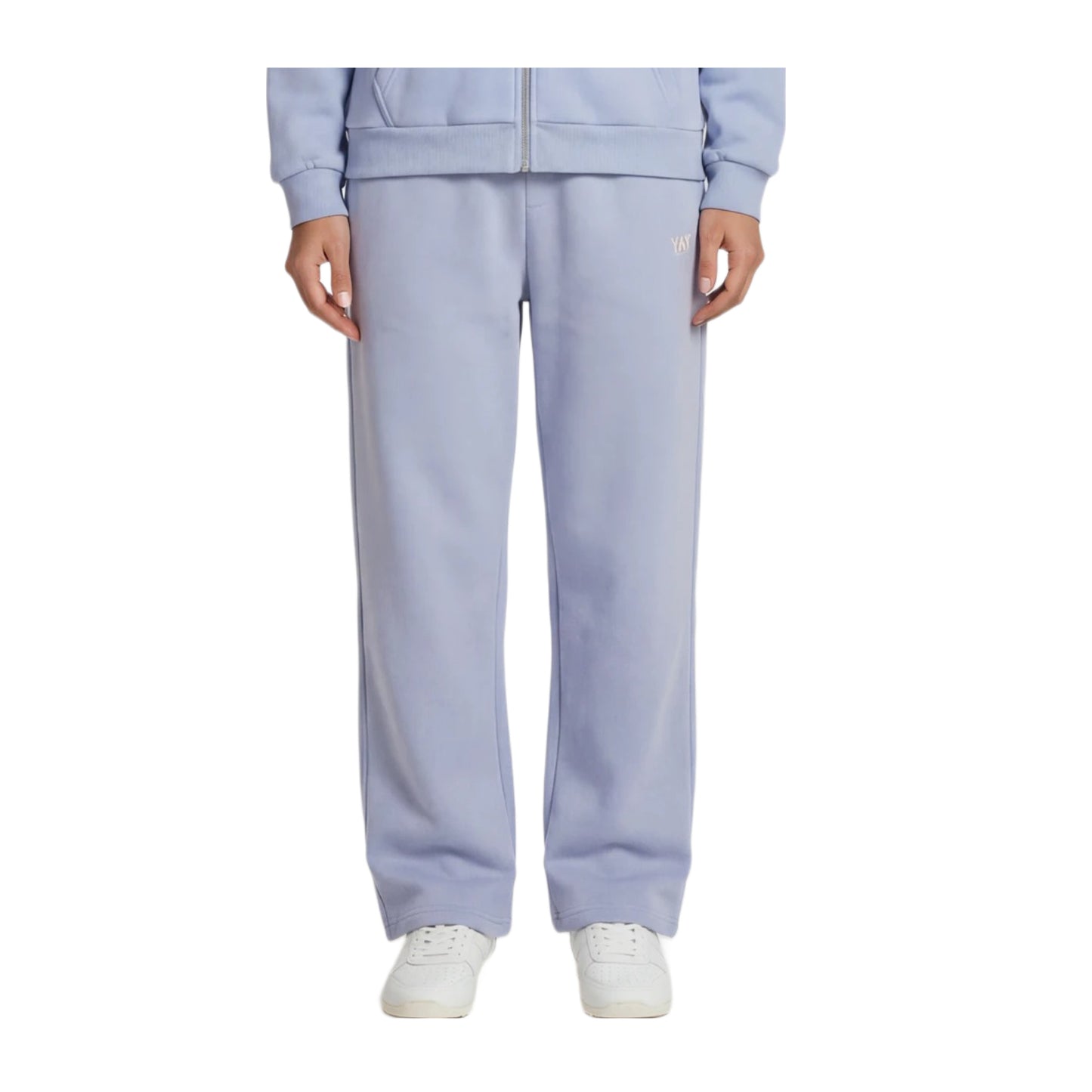 OPEN LEG JOGGER SOFT BLUE