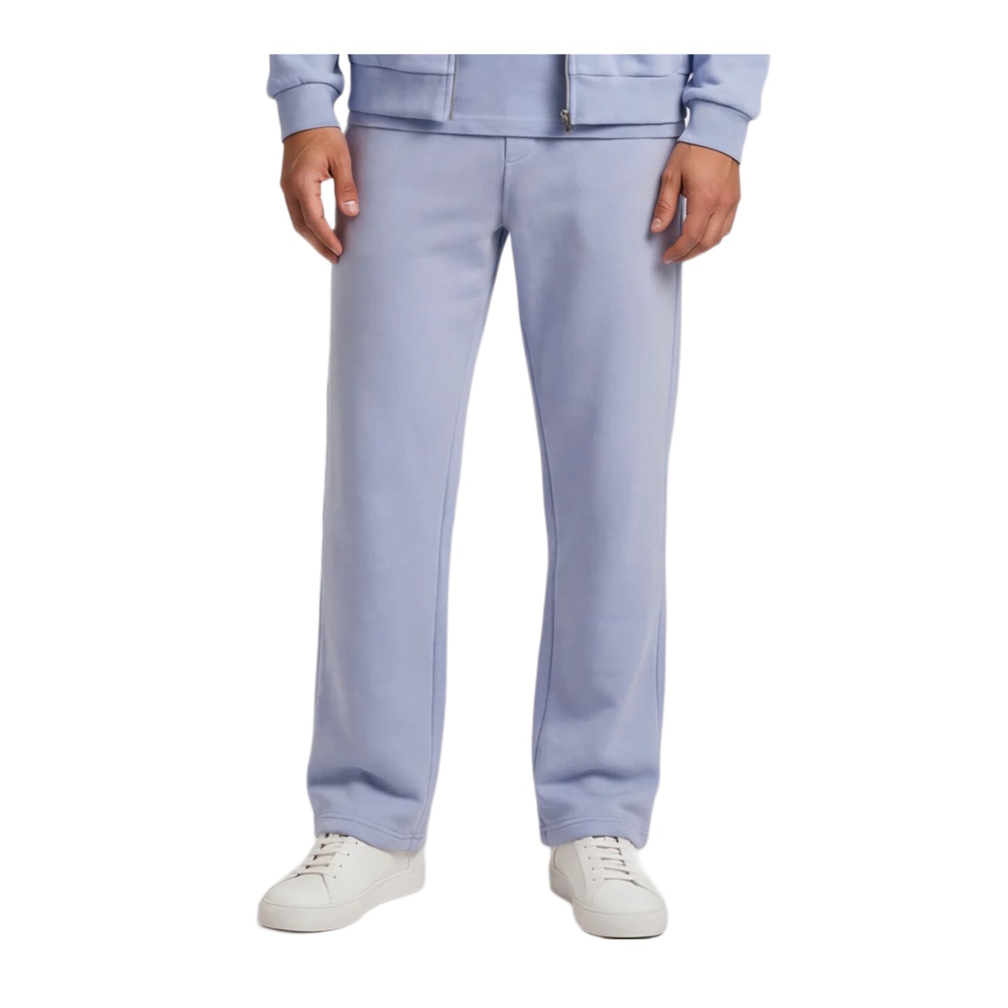 OPEN LEG JOGGER SOFT BLUE