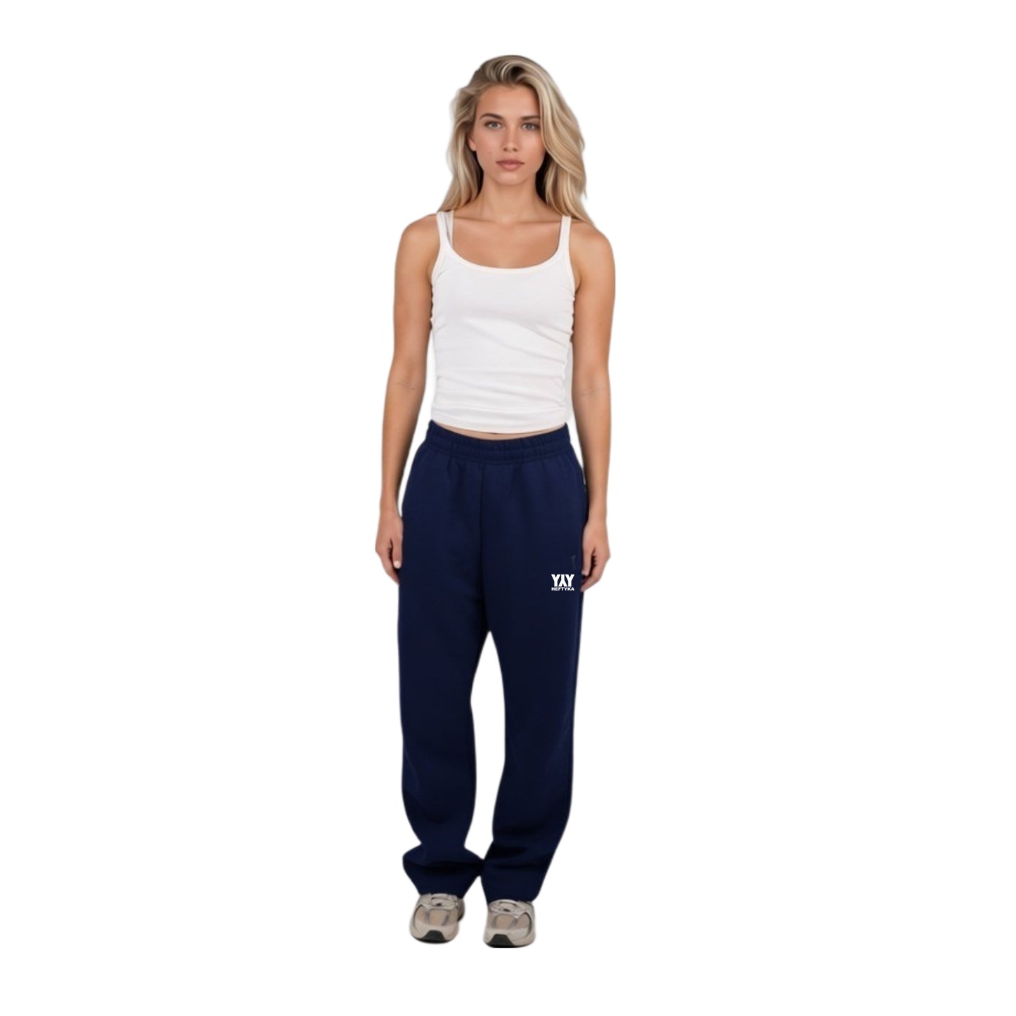 OPEN LEG JOGGER NAVY