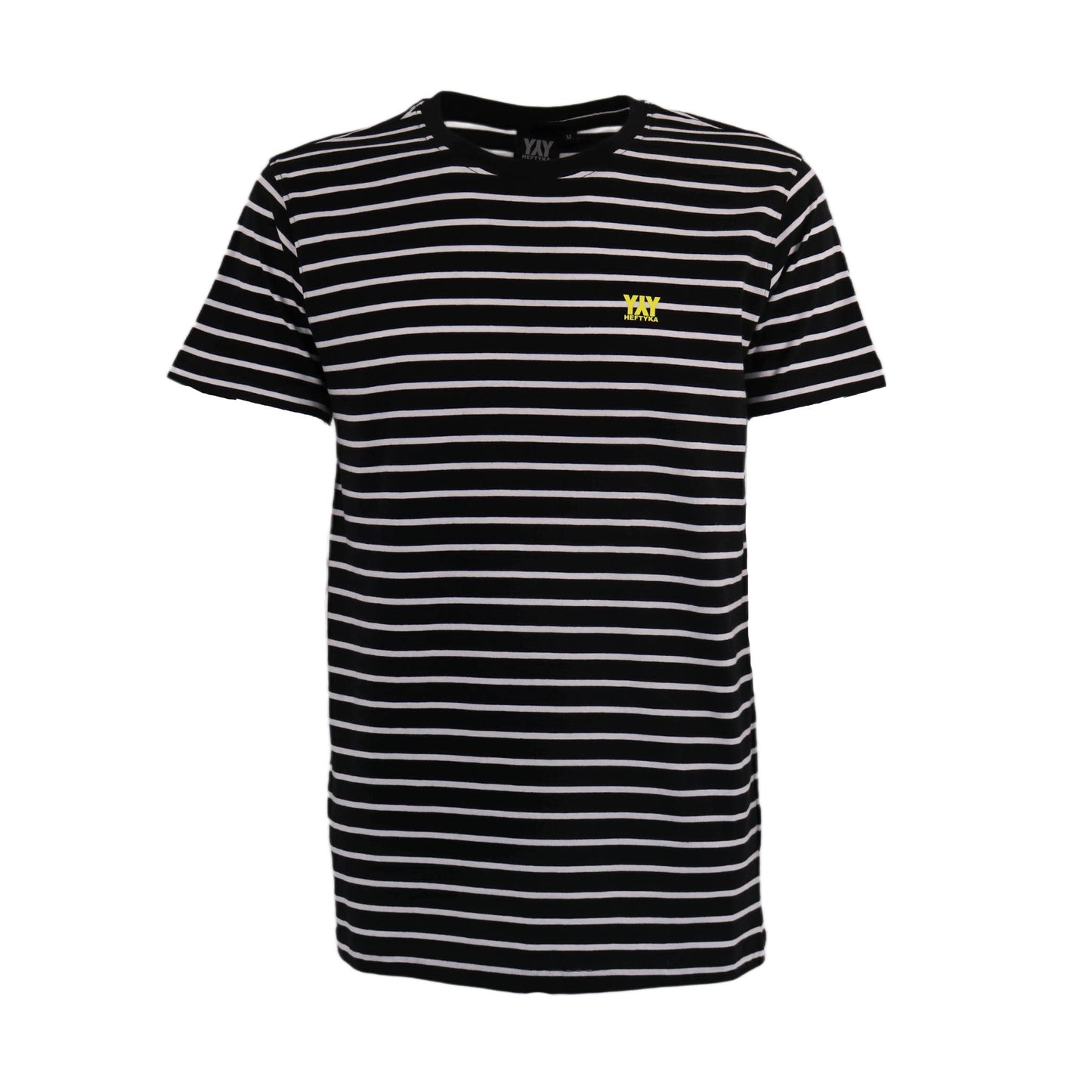 STRIPE TEE NEON YELLOW