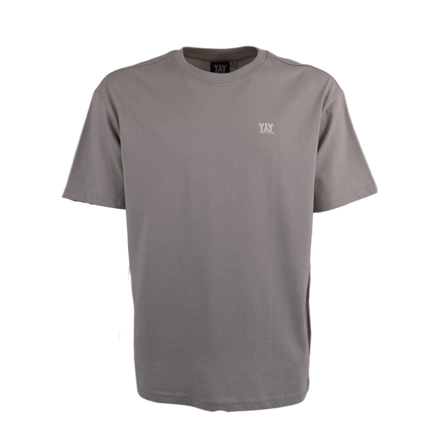 COTTON RELAXED FIT TEE LIGHT GREY