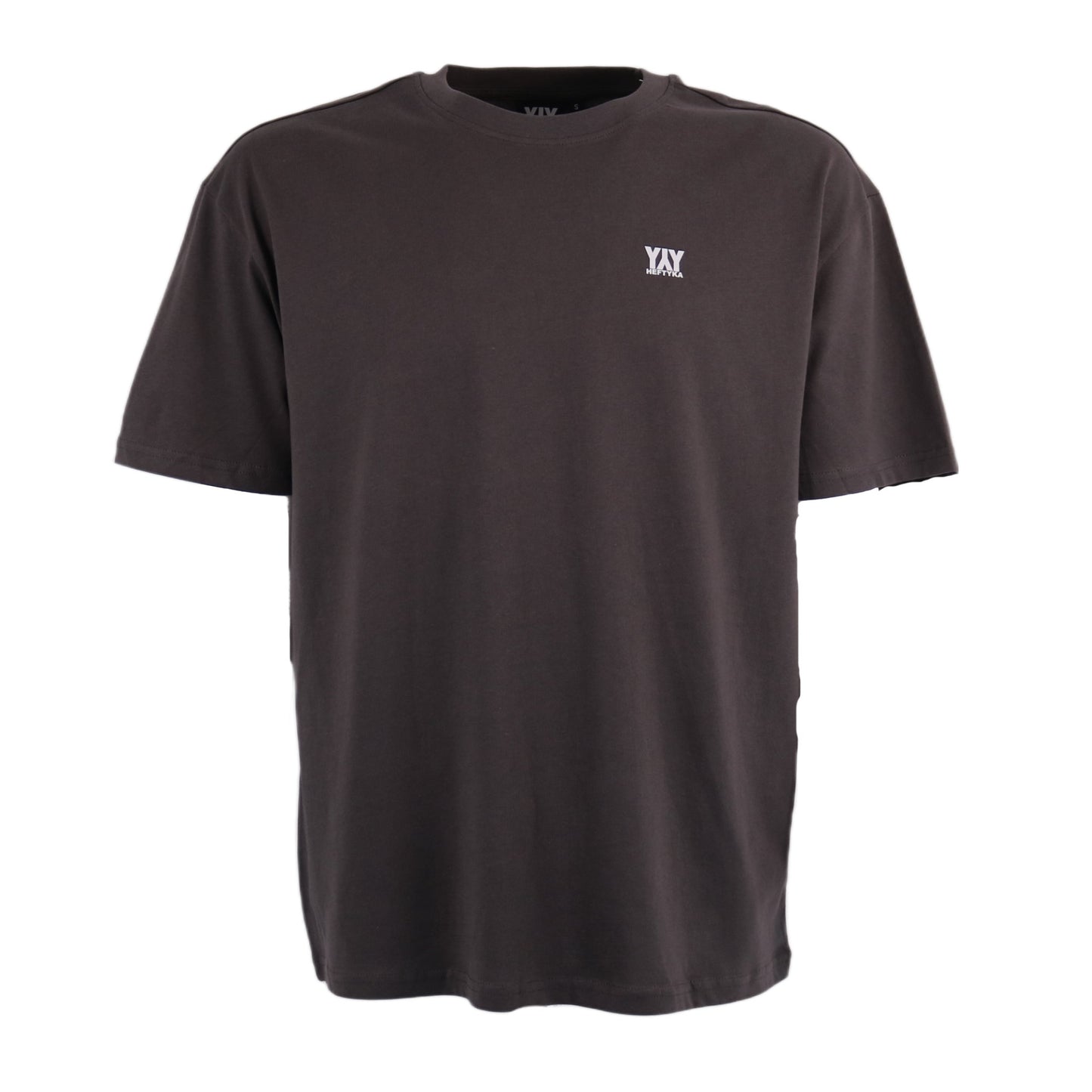 COTTON RELAXED FIT TEE ANTHRACITE