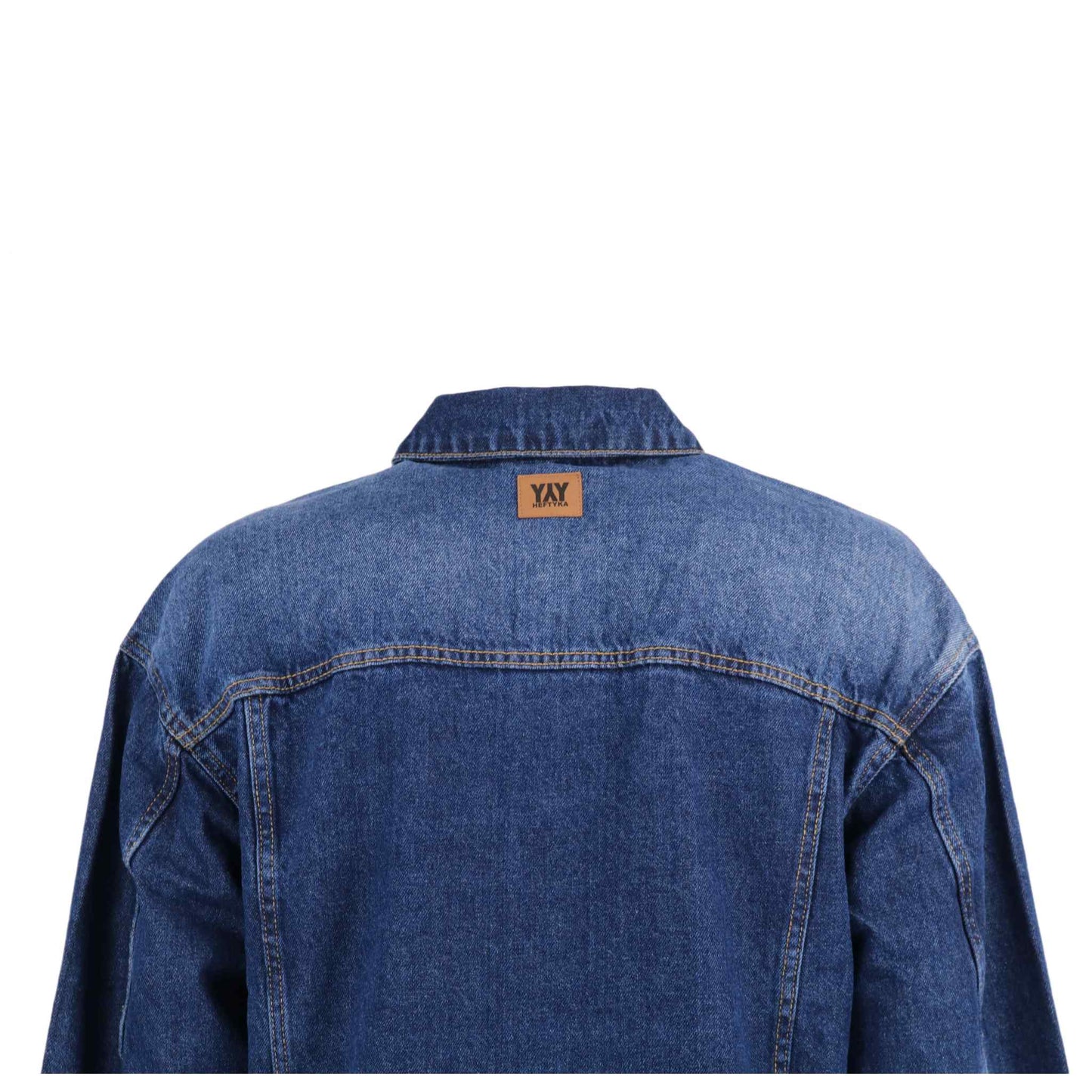 DENIM JACKET MID BLUE WASHED
