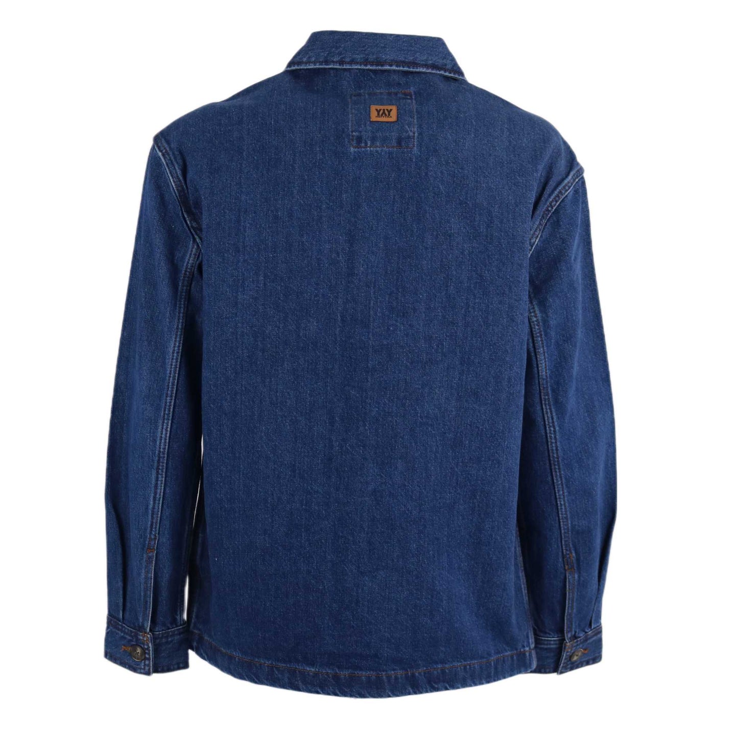 DENIM OVERSHIRT MID BLUE