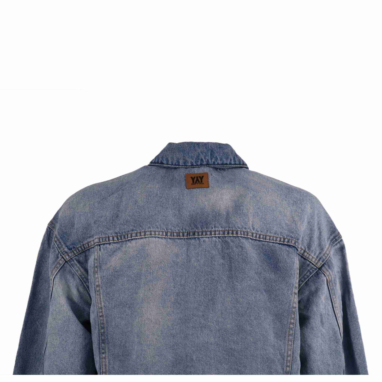 DENIM JACKET LIGHT BLUE WASHED